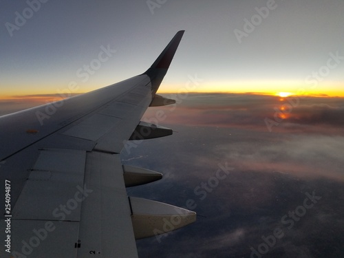 view from airplane