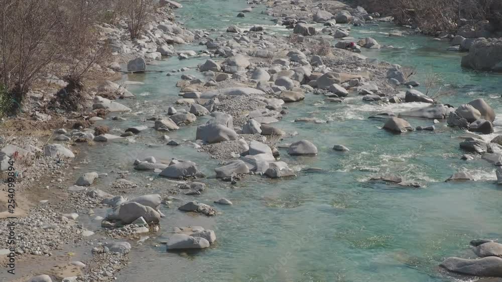 River below of bridge River below of bridge