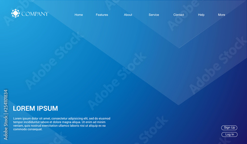 Website Landing Page Background, Modern Abstract Style