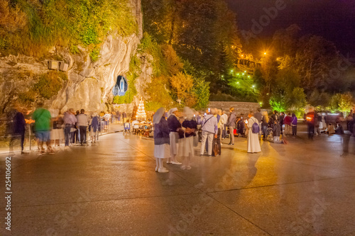 Grotte de Massabielle, Lourdes, France  photo