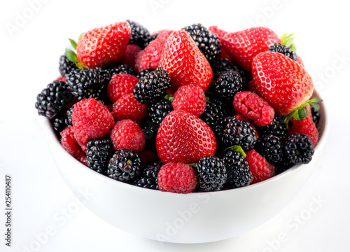 Mixed fruits salad in a bowl