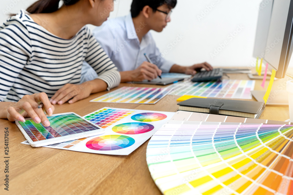 Team work for graphic design Team work for graphic design