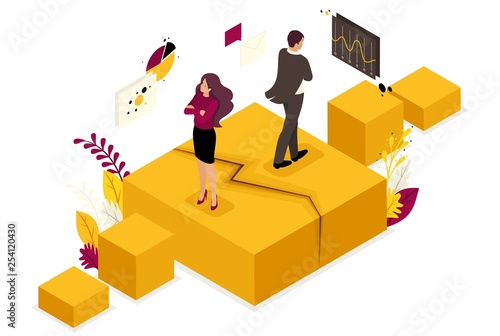 Isometric Business Partner Disagreements