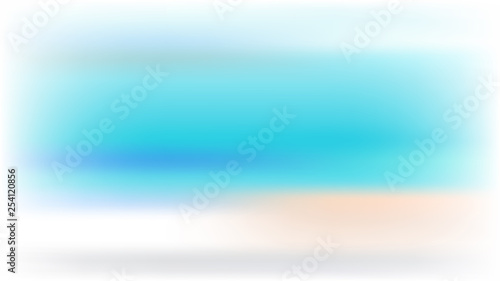 White background with blue watercolor spot in the center