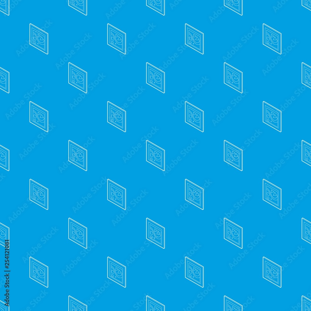 Picture in a frame pattern vector seamless blue repeat for any use Picture in a frame pattern vector seamless blue repeat for any use
