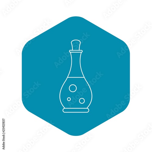 Massage oil icon. Outline illustration of massage oil vector icon for web design