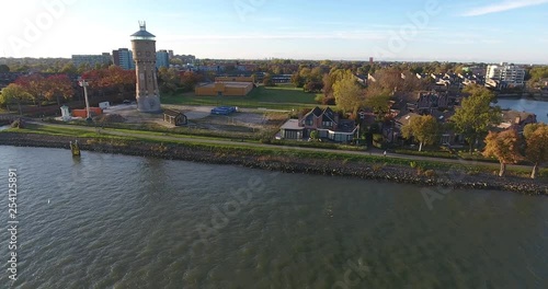 Control tower aerial view, walburg, Netherlands  photo