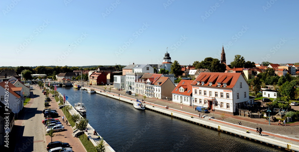 Obraz premium Seebad Ueckermünde, Stadthafen