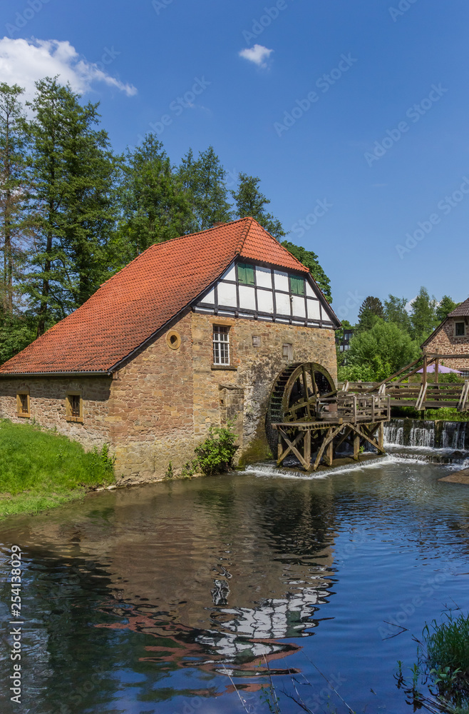 Watermill in the historic city of Lemgo Watermill in the historic city of Lemgo