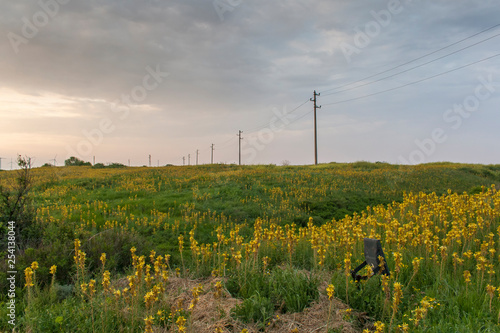 Amazing Sunset landscape from Kaliakra Cape at Black Sea Coast,  Dobrich Region, Bulgaria
