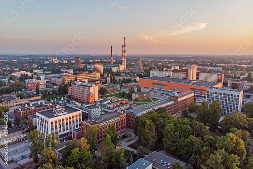 The city of Lodz, Poland 