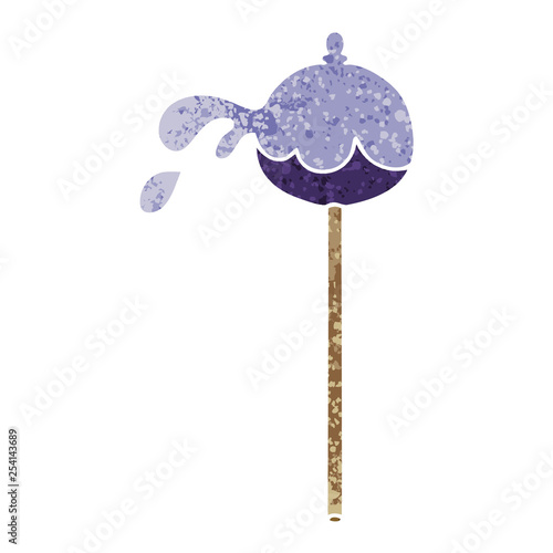 quirky retro illustration style cartoon lolipop