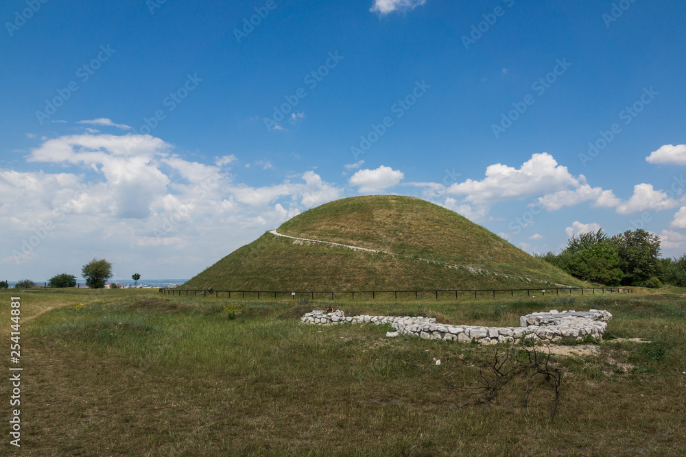 Krakus mound in Cracow, Malopolska, Poland