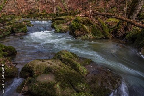 German-Luxembourg Nature Park  Irrel waterfalls.