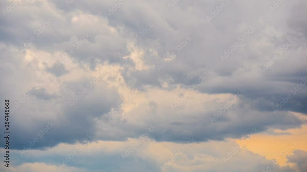 Dramatic sunset cloudscape background. Sky, heaven time lapse motion video. Dramatic sunset cloudscape background. Sky, heaven time lapse motion video.
