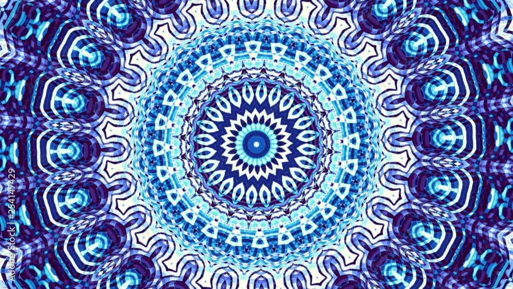 Ornate mandala loop background Ornate mandala loop background