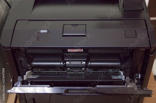 Laser printer close-up