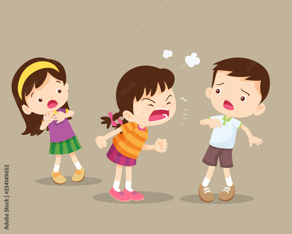 angry children Rampage girl and her friend angry children Rampage girl and her friend