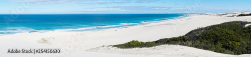 De hoop nature reserve white dunes and crystal clear waters of the Indian ocean
