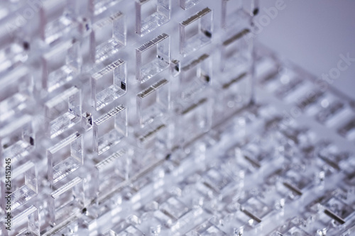 Foto Abstract high-tech geometrical background