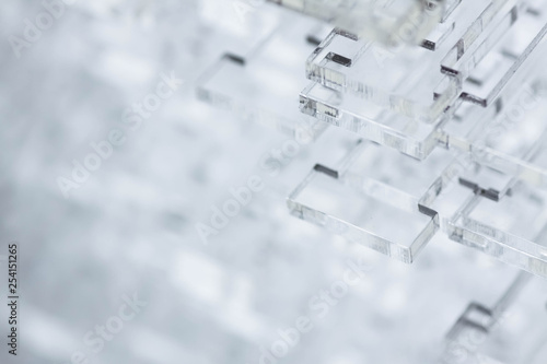 Foto Abstract high-tech geometrical background