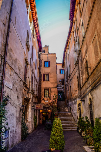 Narrow Side Street in Rome