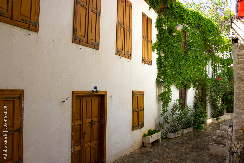 Obraz premium Marmaris Turkey, the streets of the old town, tourist resort