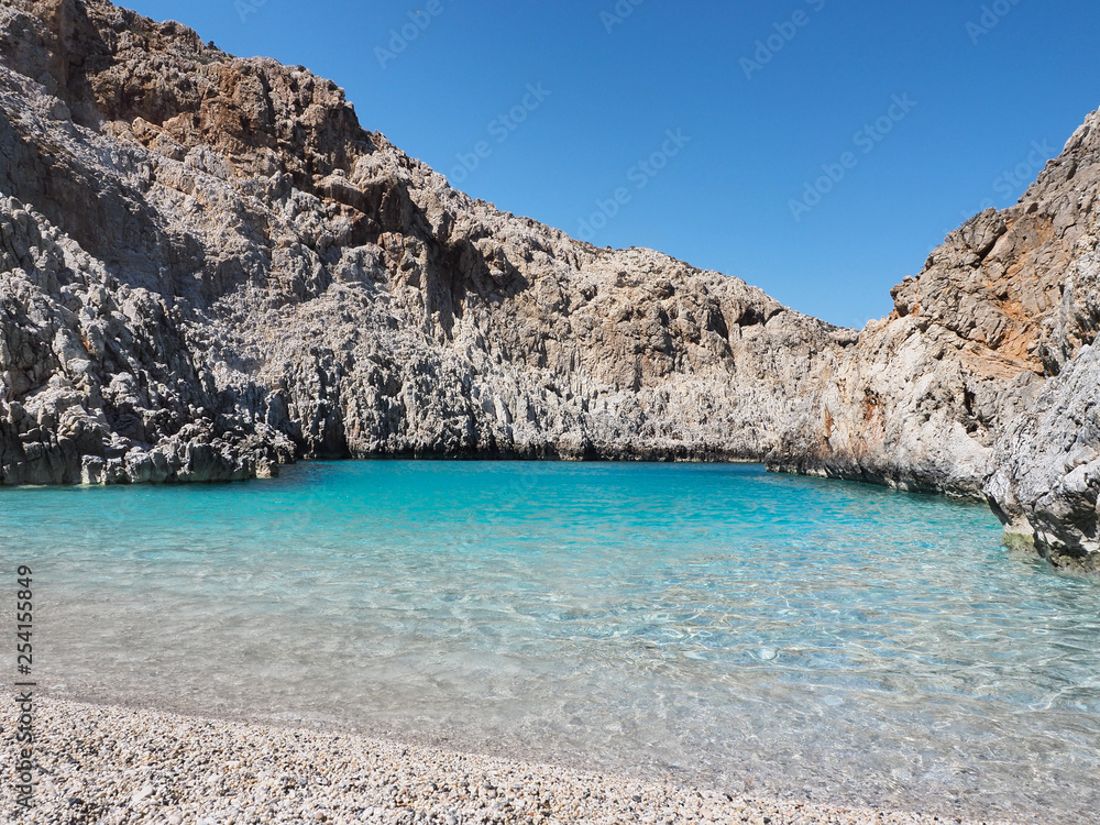 Greece Crete island Seitan limania beach