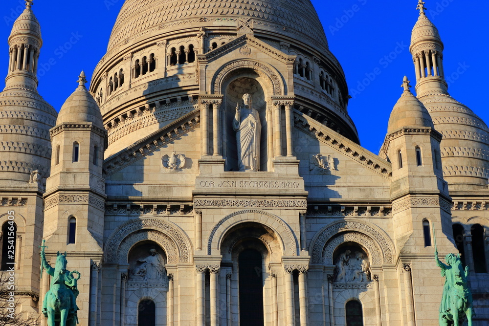 Basilica of Sacre coeur in Paris, France