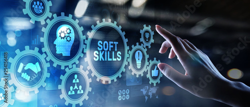 Bild auf Leinwand Soft skills and personal fitness responsibility HR human resources concept