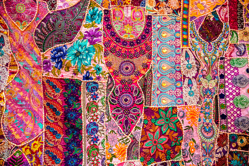 Indian patchwork carpet