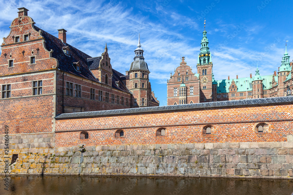 Fototapeta premium Denmark. Frederiksborg Castle in the city of Hillerod