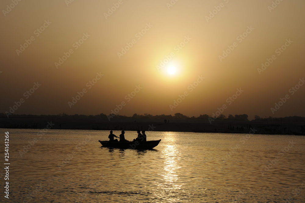 Sunrise over Ganges