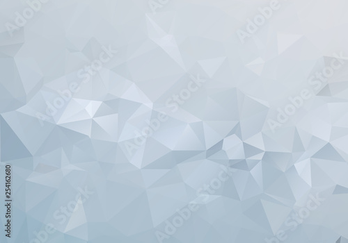 Blue abstract geometric background, vector from polygons, triangle, vector illustration, vector pattern, triangular template © ImagineWorld