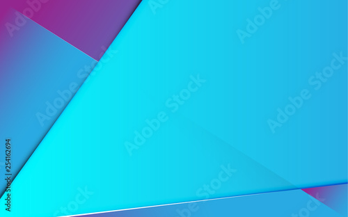 Abstract line gradient blue and purple future trendy banner background
