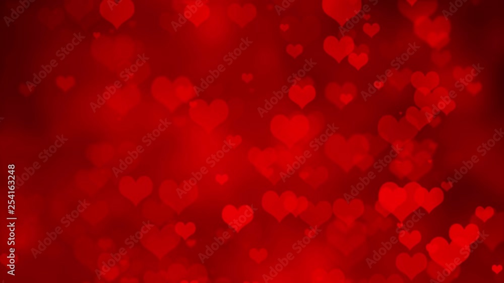 Red Moving Heart Abstract Background Red Moving Heart Abstract Background