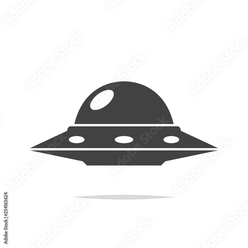 UFO icon vector isolated