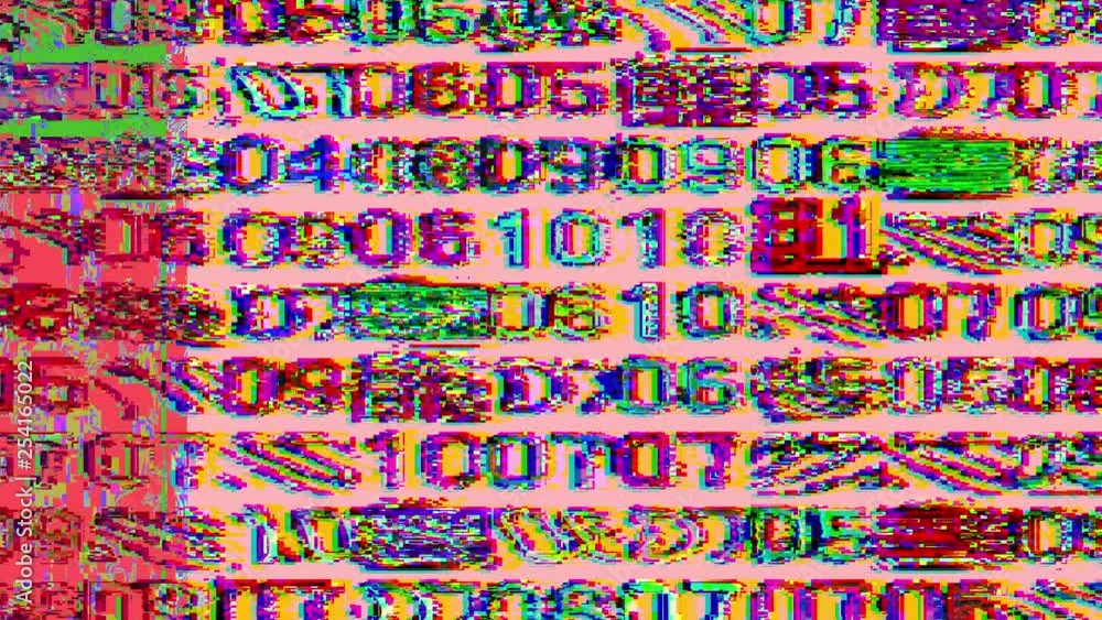numbers code information clock counting glitch numbers code information clock counting glitch