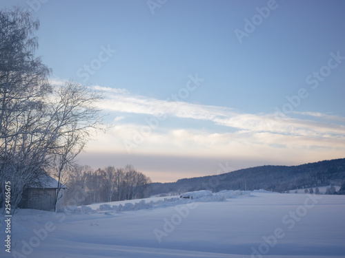 A wonderful winter landscape in beautiful Bavaria © sandradombrovsky