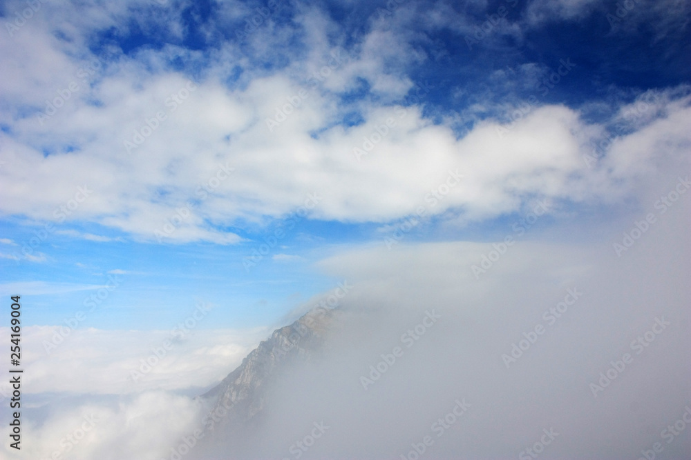 Clouds in the mountains Clouds in the mountains