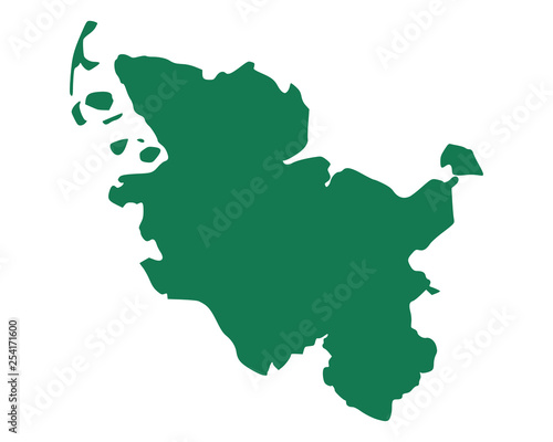 Karte von Schleswig-Holstein