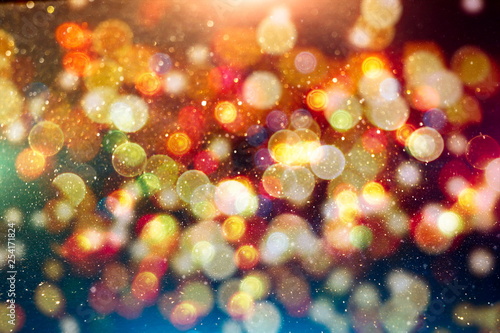 Bilde på lerret Abstract glitter lights and stars