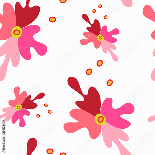 plant pattern Abstract colorful seamless background pattern