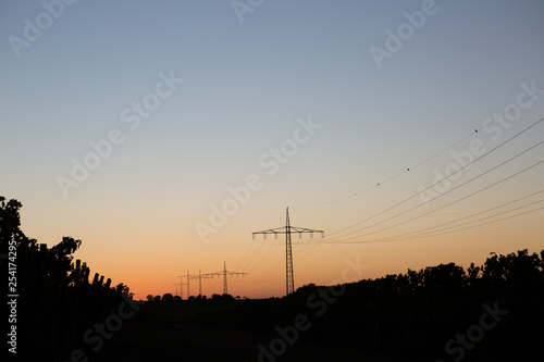 electricity power poles © lumberman71