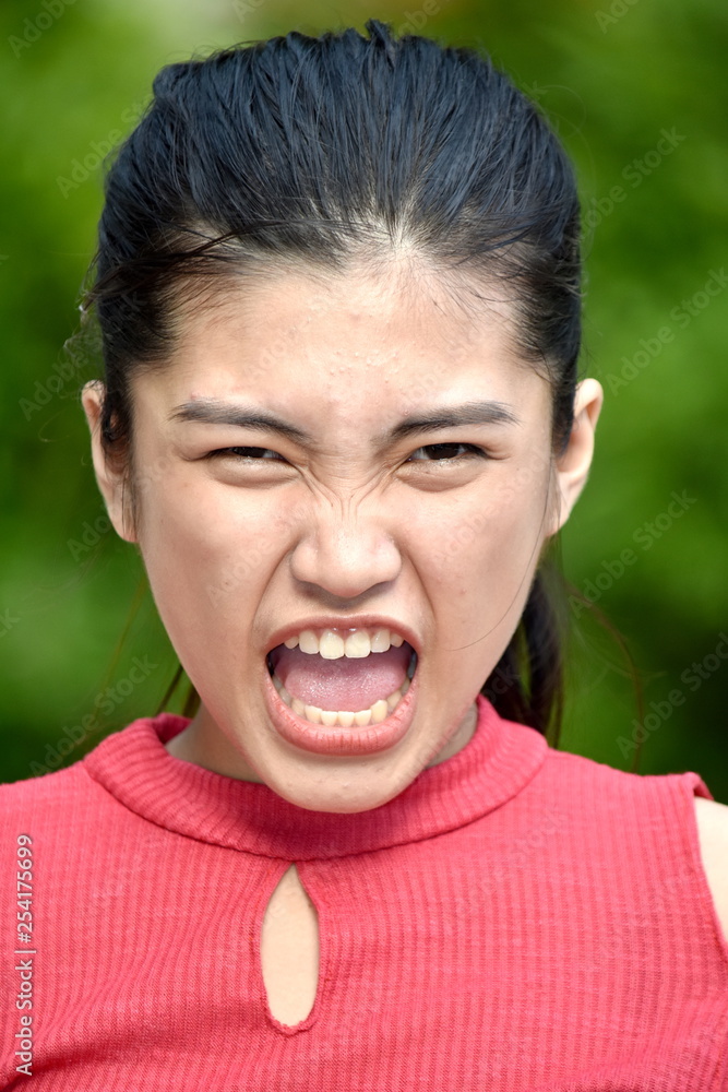 An Angry Female Youngster An Angry Female Youngster
