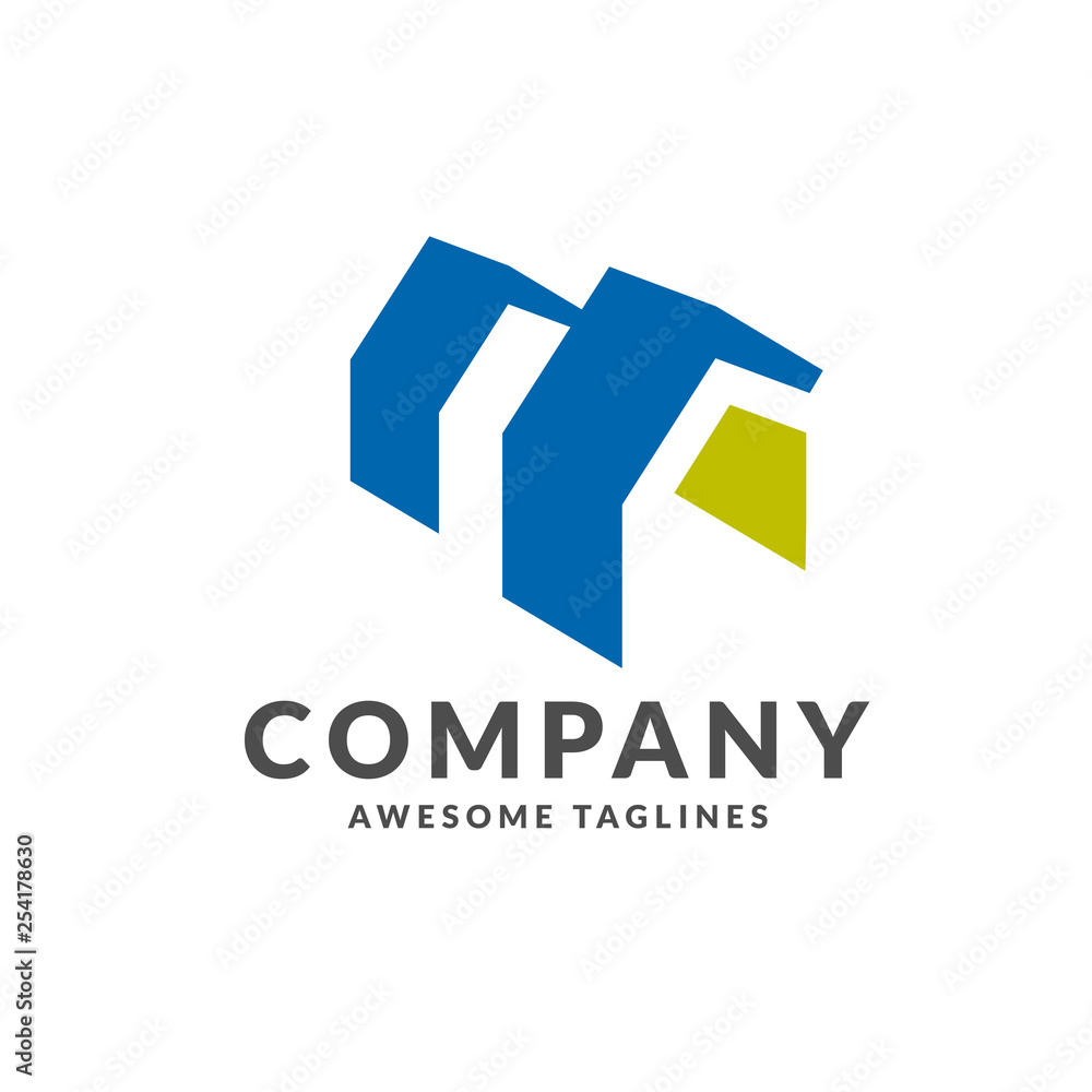 creative simple roofing house for real estate logo vector creative simple roofing house for real estate logo vector