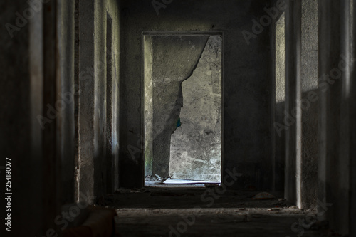 Antiguo sanatorio abandonado sin terminar de Oza dos Ríos © davidjimenezmoure