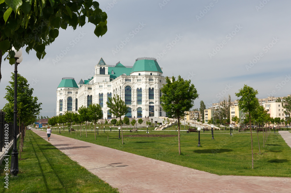 Astrakhan state theatre of opera and ballet and its park