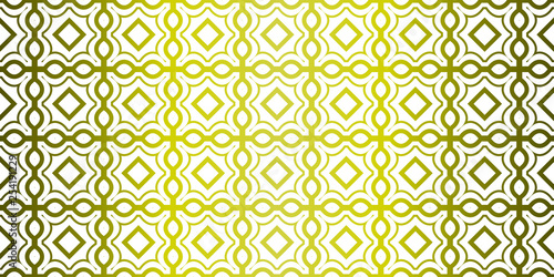 Wallpaper Mural Seamless Geometric Vector Pattern. Design Paper For Scrapbook. Yellow olive color Torontodigital.ca