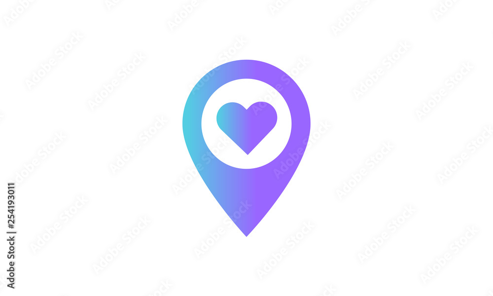 location icon concept. modern gradient style location icon concept. modern gradient style